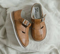 Load image into Gallery viewer, Zimmerman shoes T-Strap sandal in cognac
