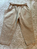 Load image into Gallery viewer, a back view of the natural linen pant