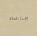 Load image into Gallery viewer, Khaki twill fabric color choice available for the cuffed pleated shorts
