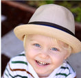 Load image into Gallery viewer, Knuckleheads Tan Fedora with Striped Band
