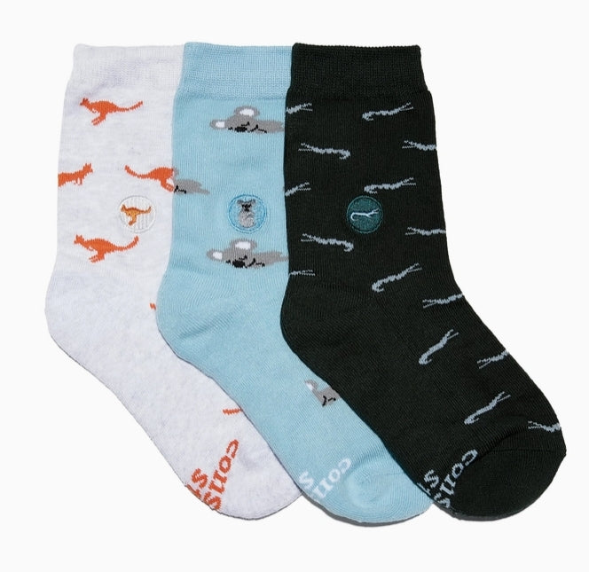 Conscious Step kid socks gift pack