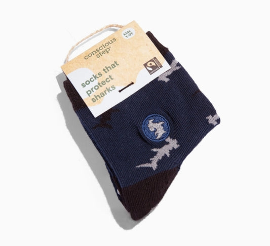 Conscious Step socks that protect sharks