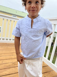 Load image into Gallery viewer, Chambray Pullover top
